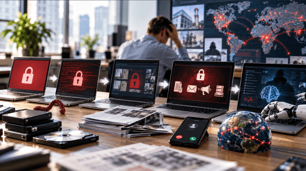 Evolution of Ransomware: From Basic Encryption to AI-Powered Quadruple Extortion