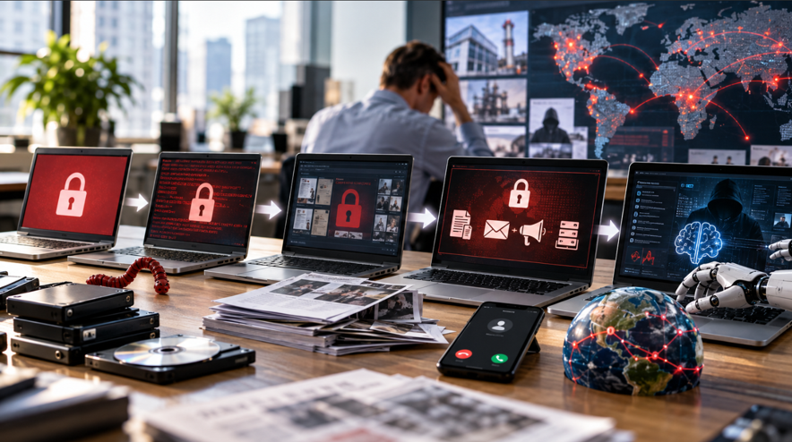 Evolution of Ransomware: From Basic Encryption to AI-Powered Quadruple Extortion