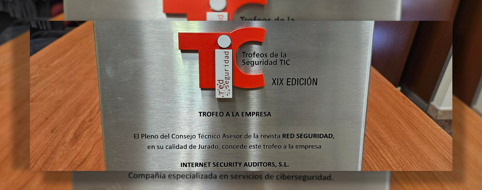 Internet Security Auditors, awarded the Company Trophy at the 19th ICT Security Awards