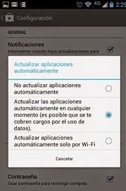 Actualizaciones automáticas Blackberry